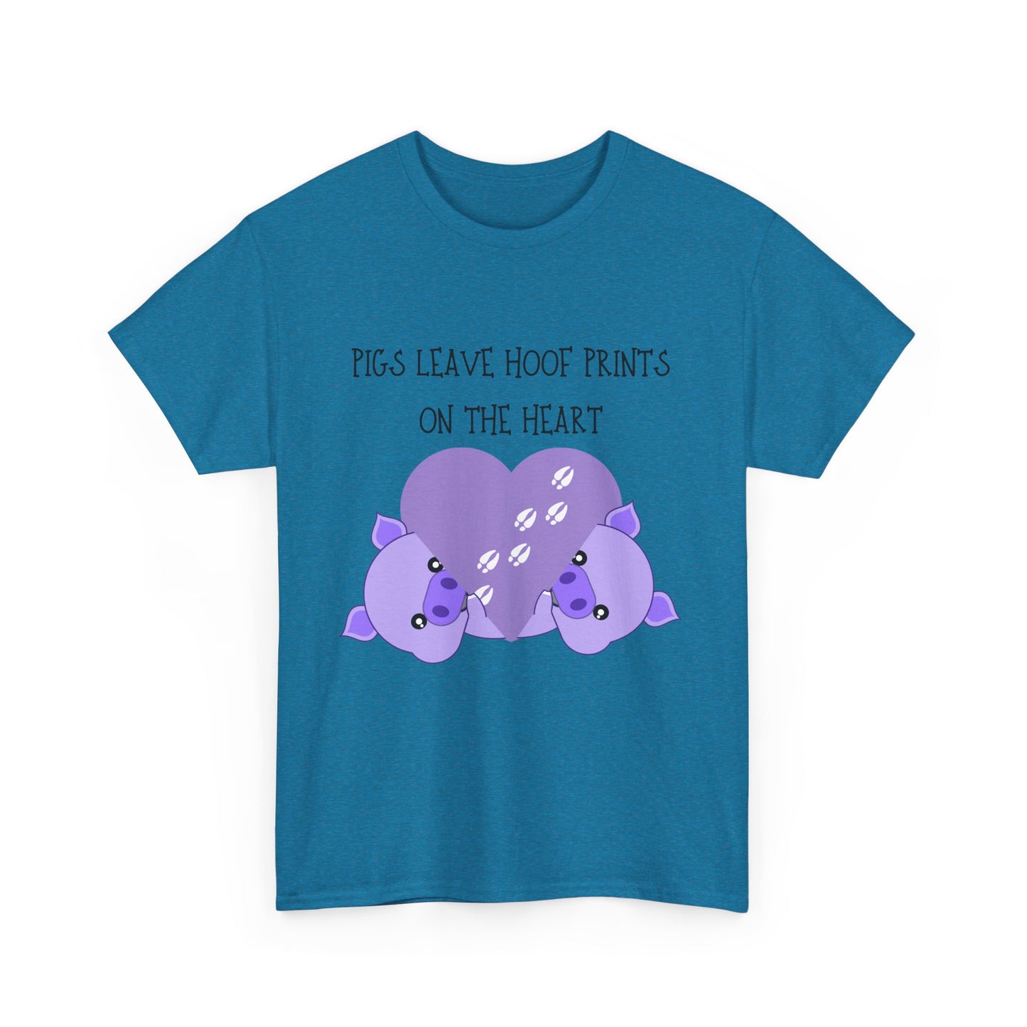 Pigs leave Unisex Heavy Cotton Tee