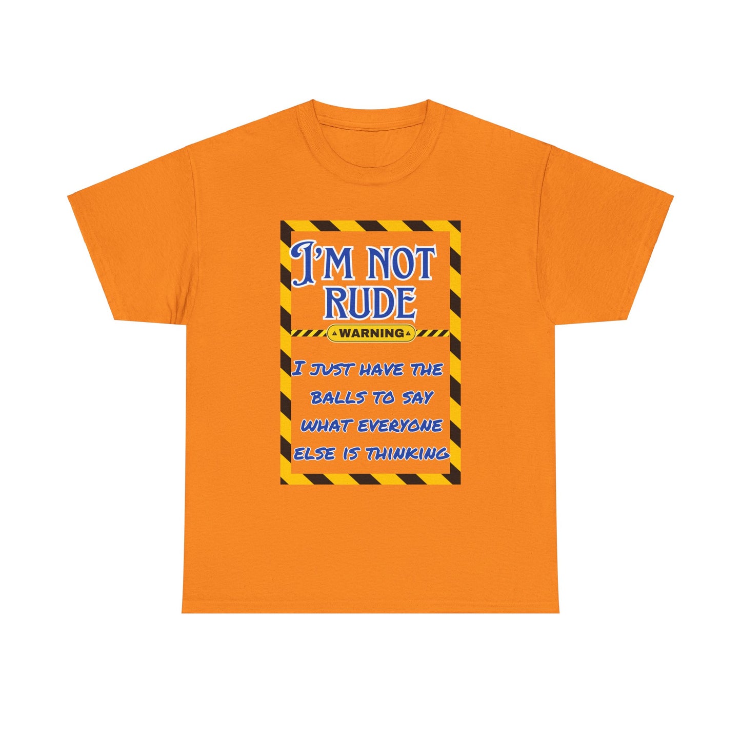 Not Rude Unisex Heavy Cotton Tee
