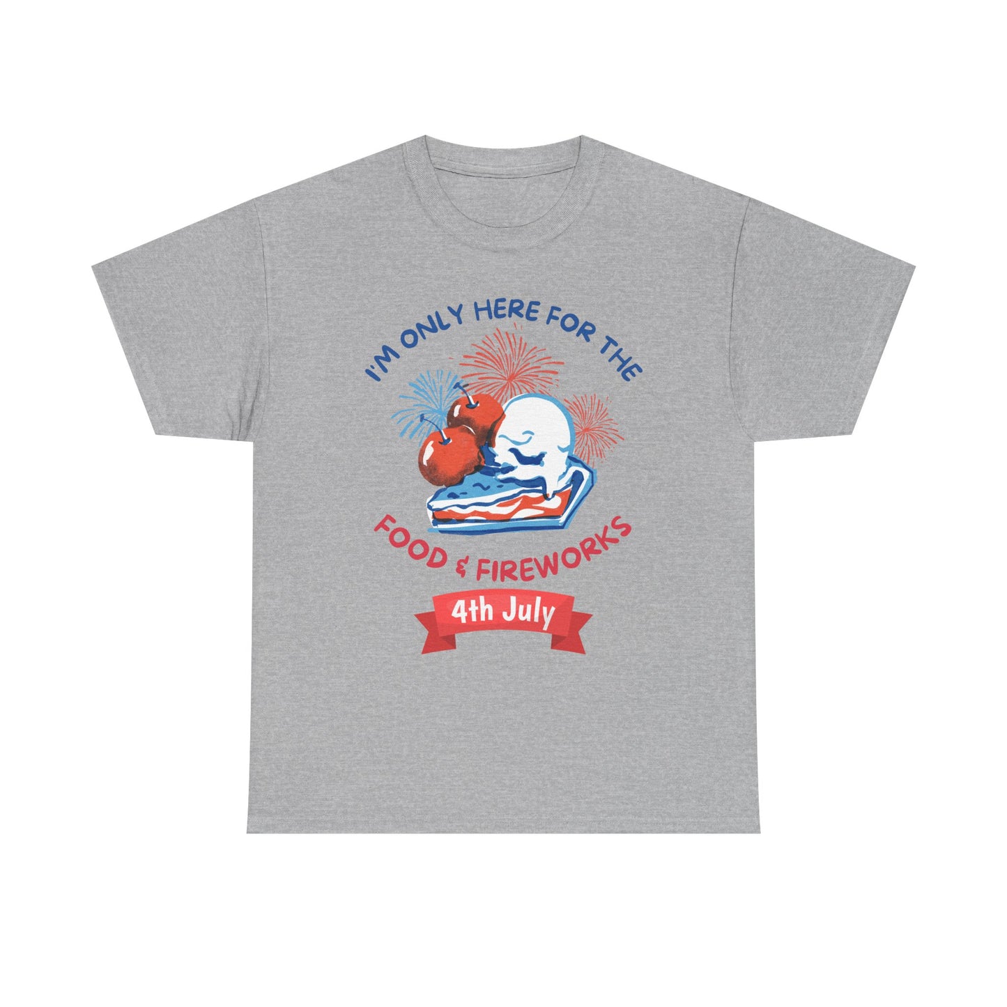 Food & Fireworks Unisex Heavy Cotton Tee
