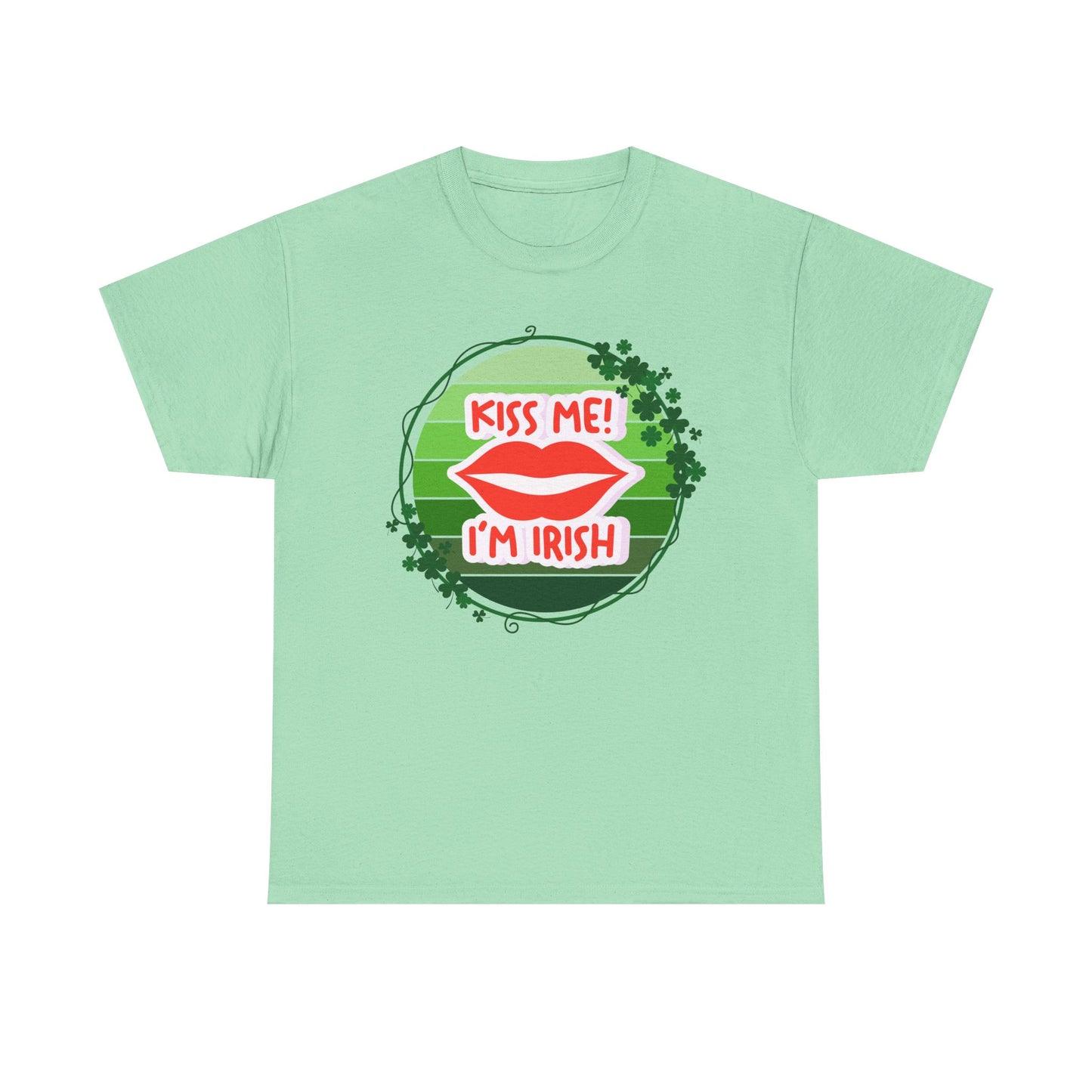 Kiss Me I'm Irish Unisex Heavy Cotton Tee