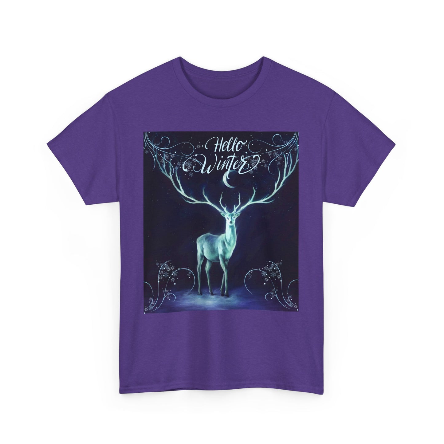 Hello Winter Unisex Heavy Cotton Tee
