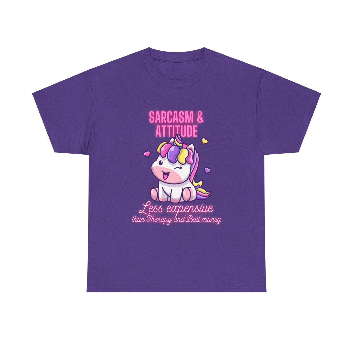 Sarcasm & attitude Unisex Heavy Cotton Tee