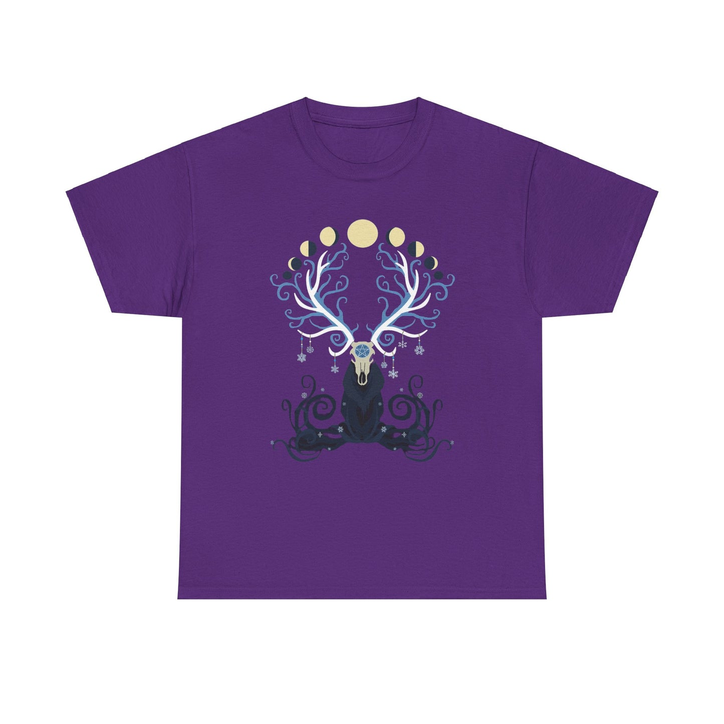 Deer Moon Unisex Heavy Cotton Tee