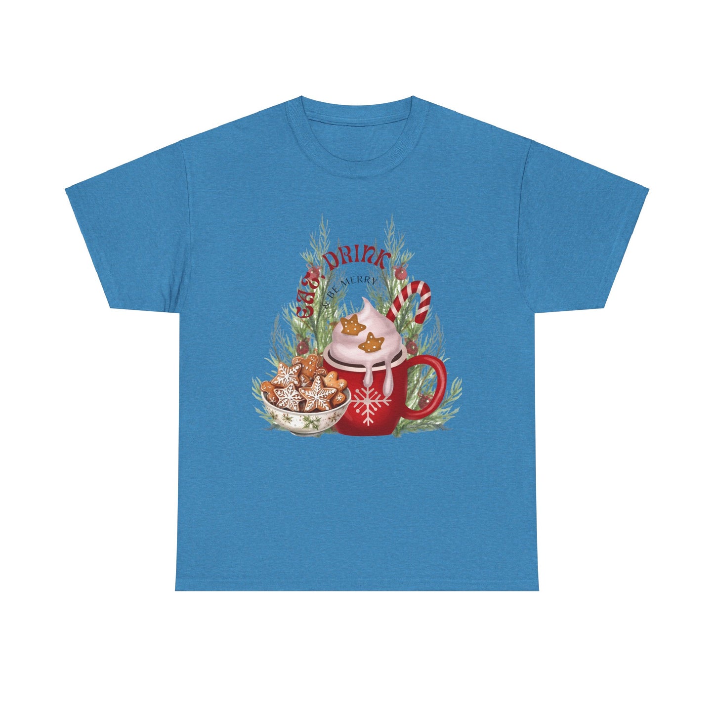 Eat, Drink Unisex Heavy Cotton Tee