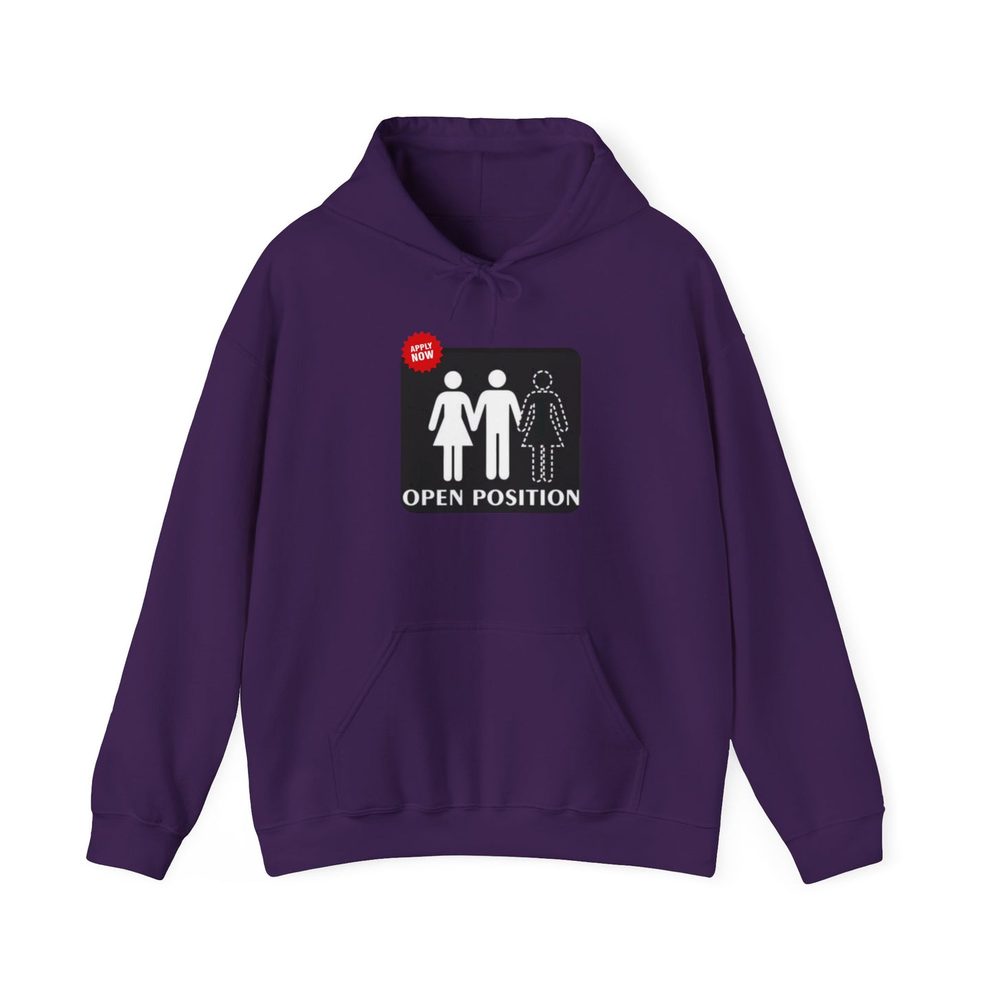 Open Position 2 Unisex Heavy Blend™ Hooded Sweatshirt
