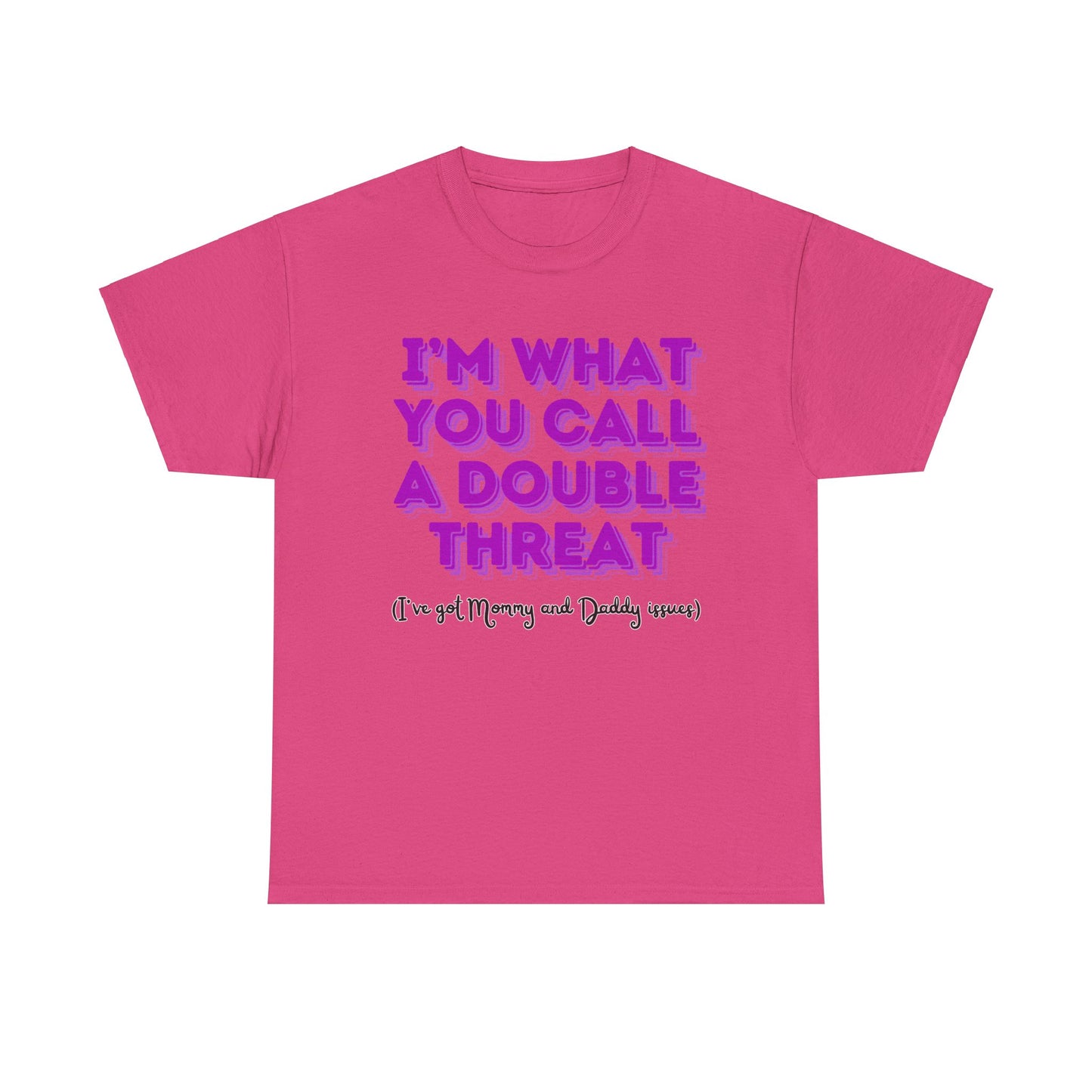 Double Threat Unisex Heavy Cotton Tee
