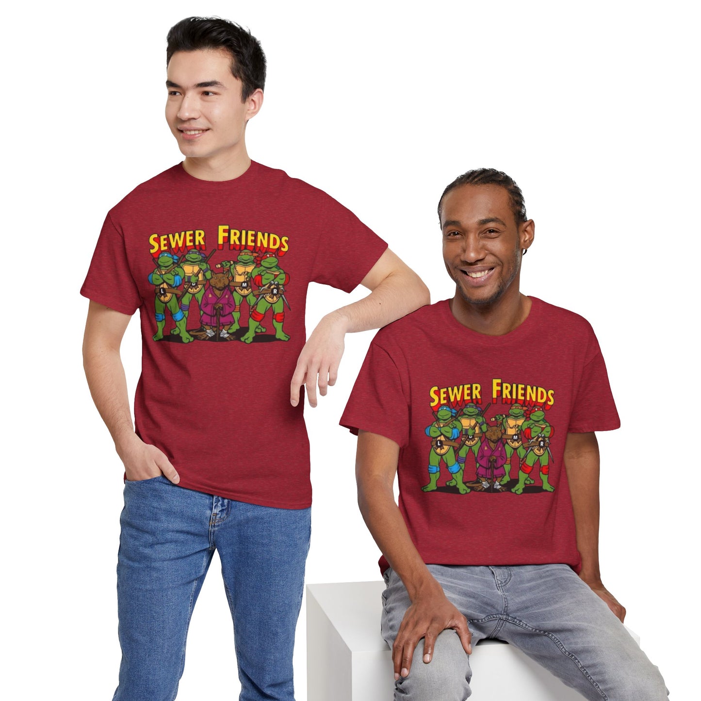 Sewer Friends Unisex Heavy Cotton Tee