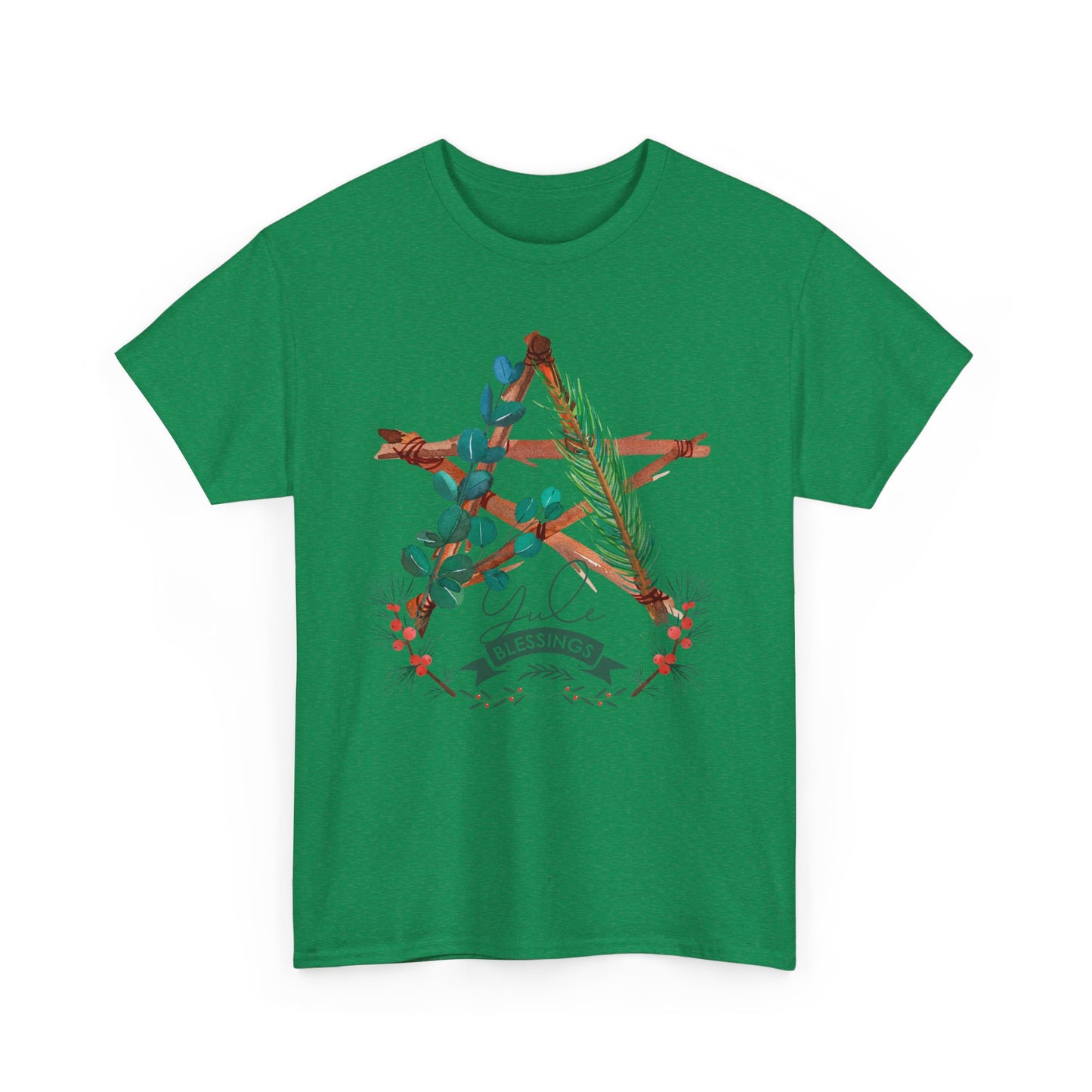 Yule Blessings Unisex Heavy Cotton Tee
