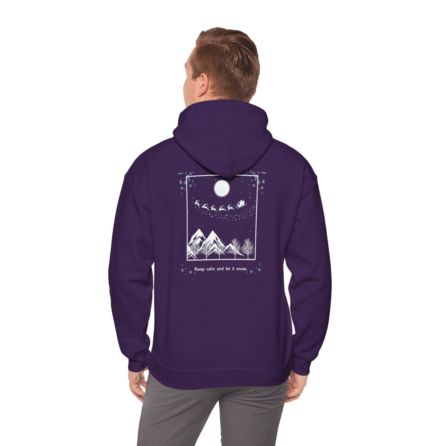 Let it Snow Unisex Heavy Blend™ Hooded Sweatshirt