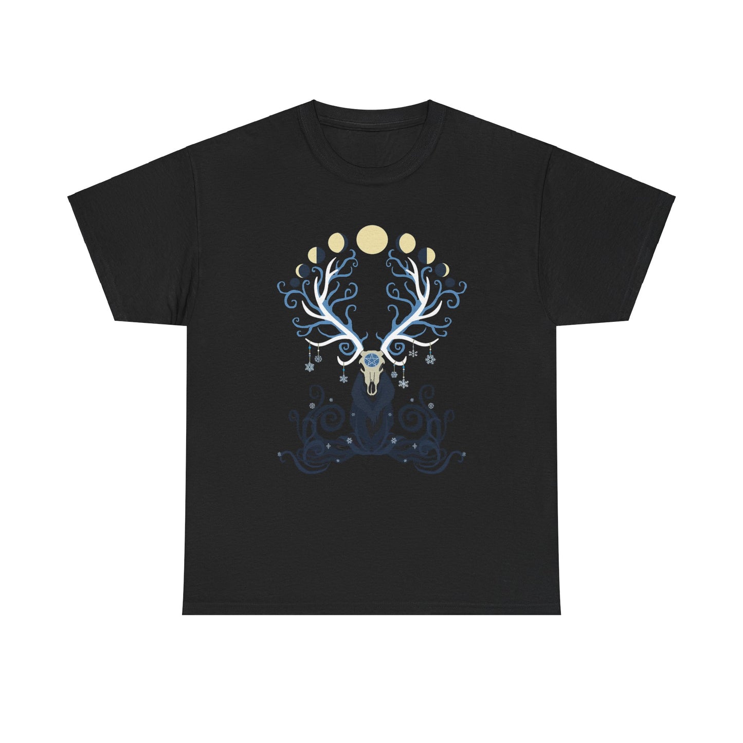 Deer Moon Unisex Heavy Cotton Tee