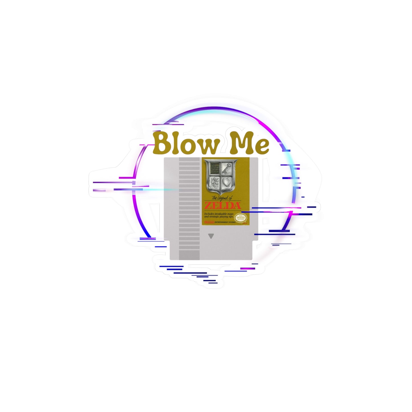 Blow Me Kiss-Cut Vinyl Decals