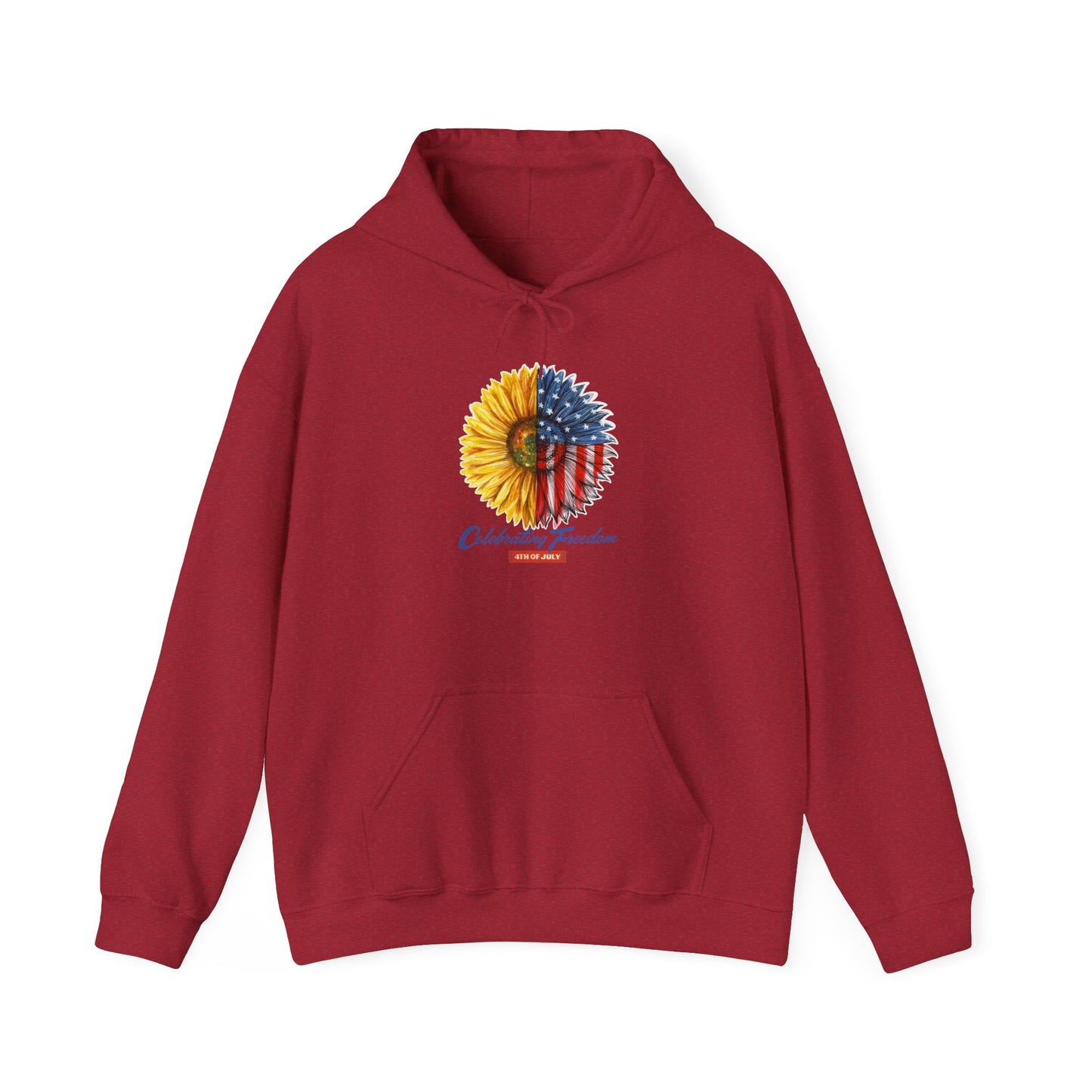 Sunflower American Flag Apparel