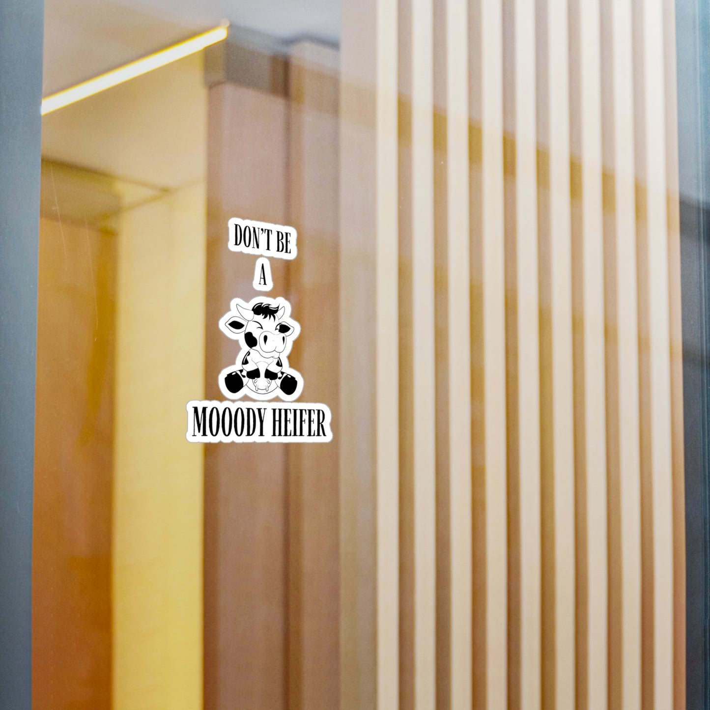 Mooody Kiss-Cut Vinyl Decals