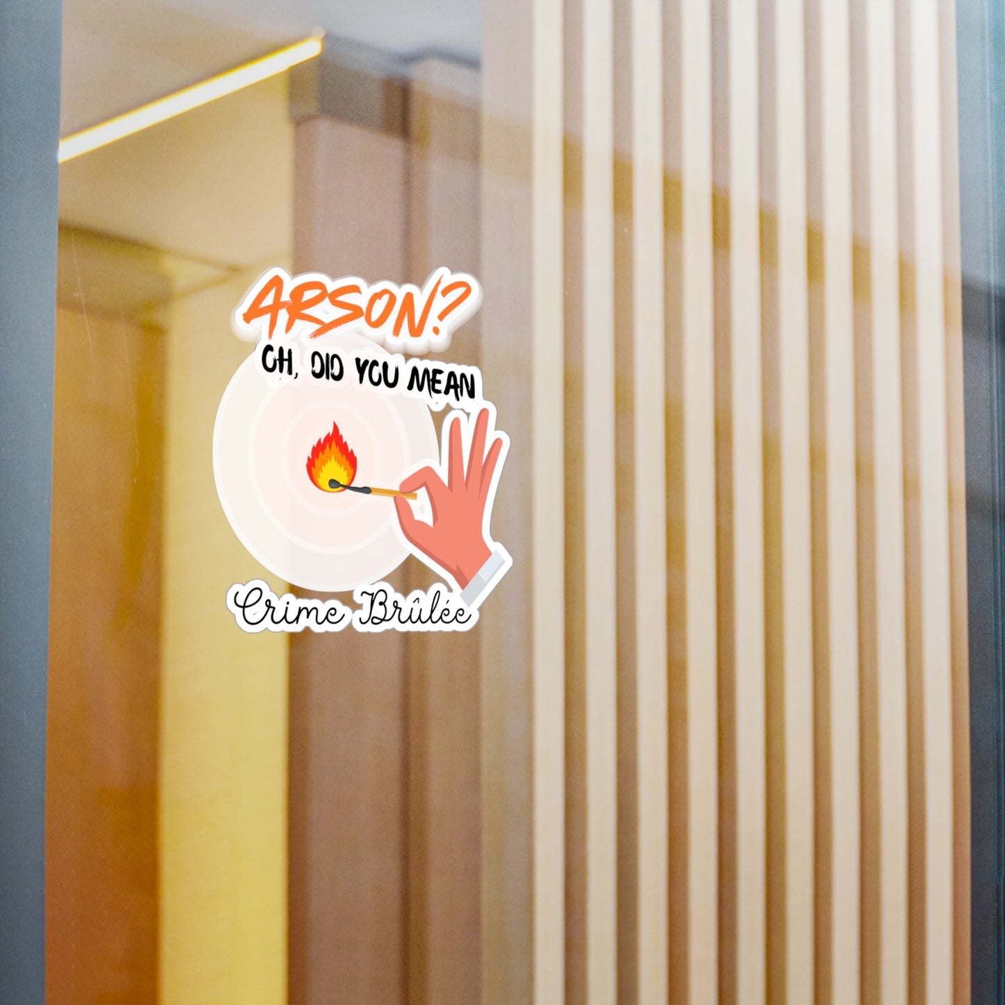 Arson Kiss-Cut Vinyl Decals