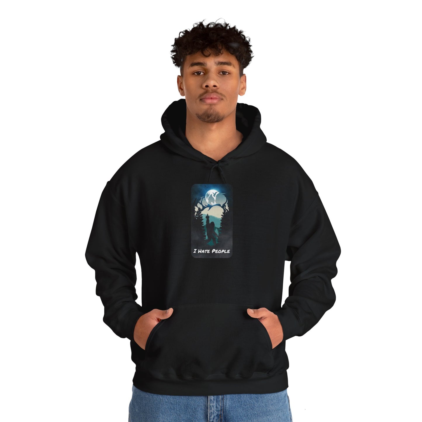 I Hate People Unisex Heavy Blend™ Hooded Sweatshirt