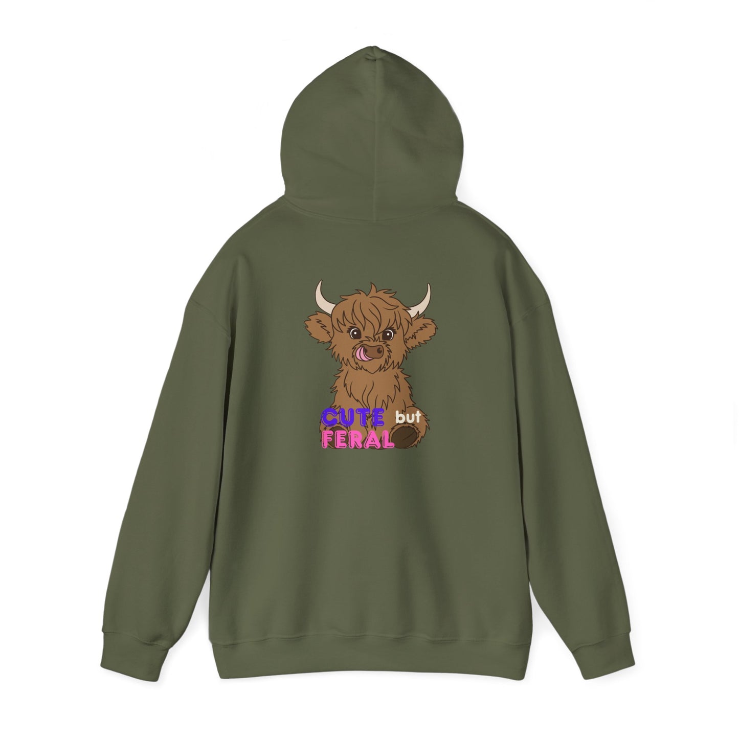 Cute but Feral Unisex Heavy Blend™ Hooded Sweatshirt