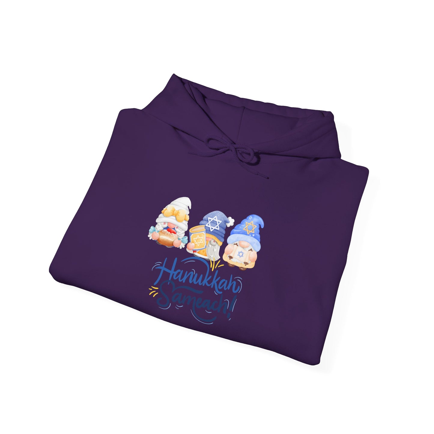 Hanukkah Gnomes Unisex Heavy Blend™ Hooded Sweatshirt