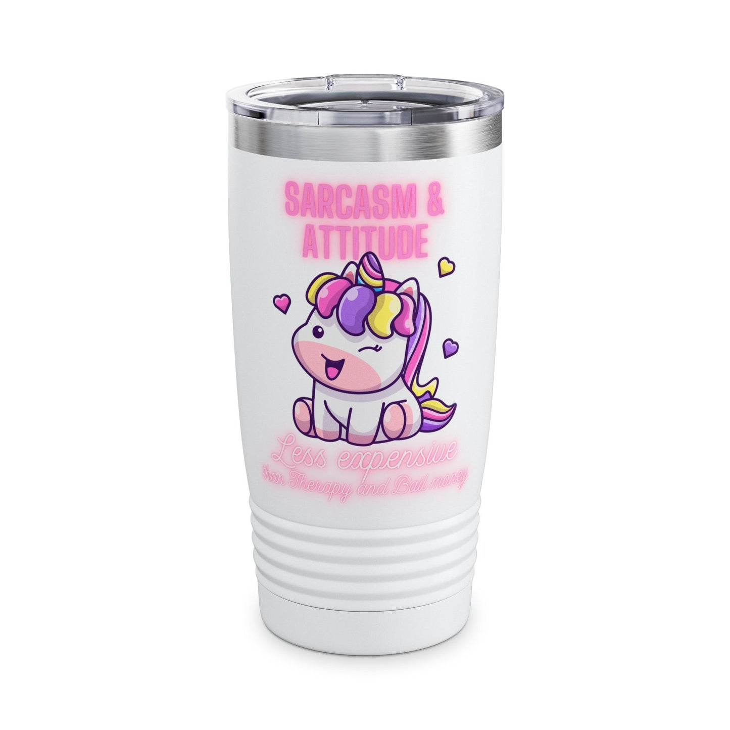 Sarcasm & attitude Ringneck Tumbler, 20oz
