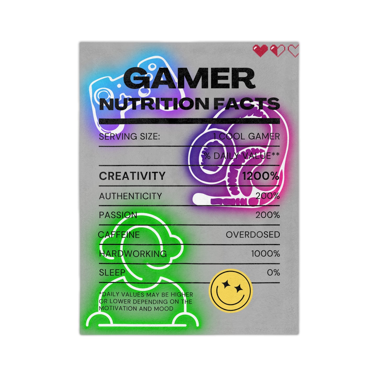 Gamer Velveteen Microfiber Blanket