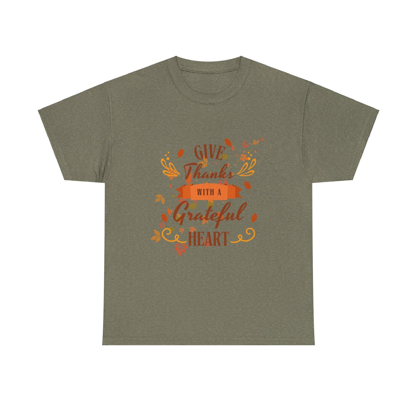 Give Thanks Unisex Heavy Cotton Tee