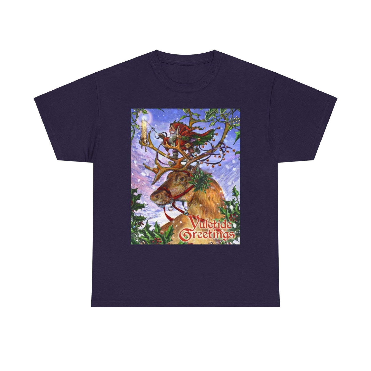 Yuletide Greetings Unisex Heavy Cotton Tee