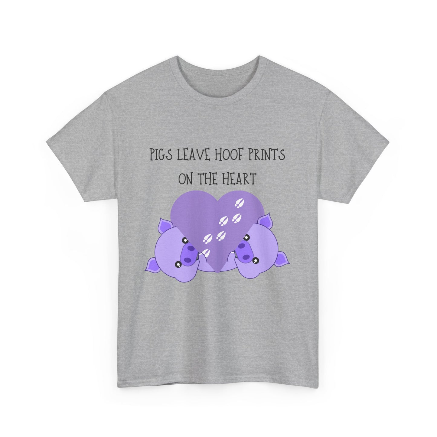 Pigs leave Unisex Heavy Cotton Tee
