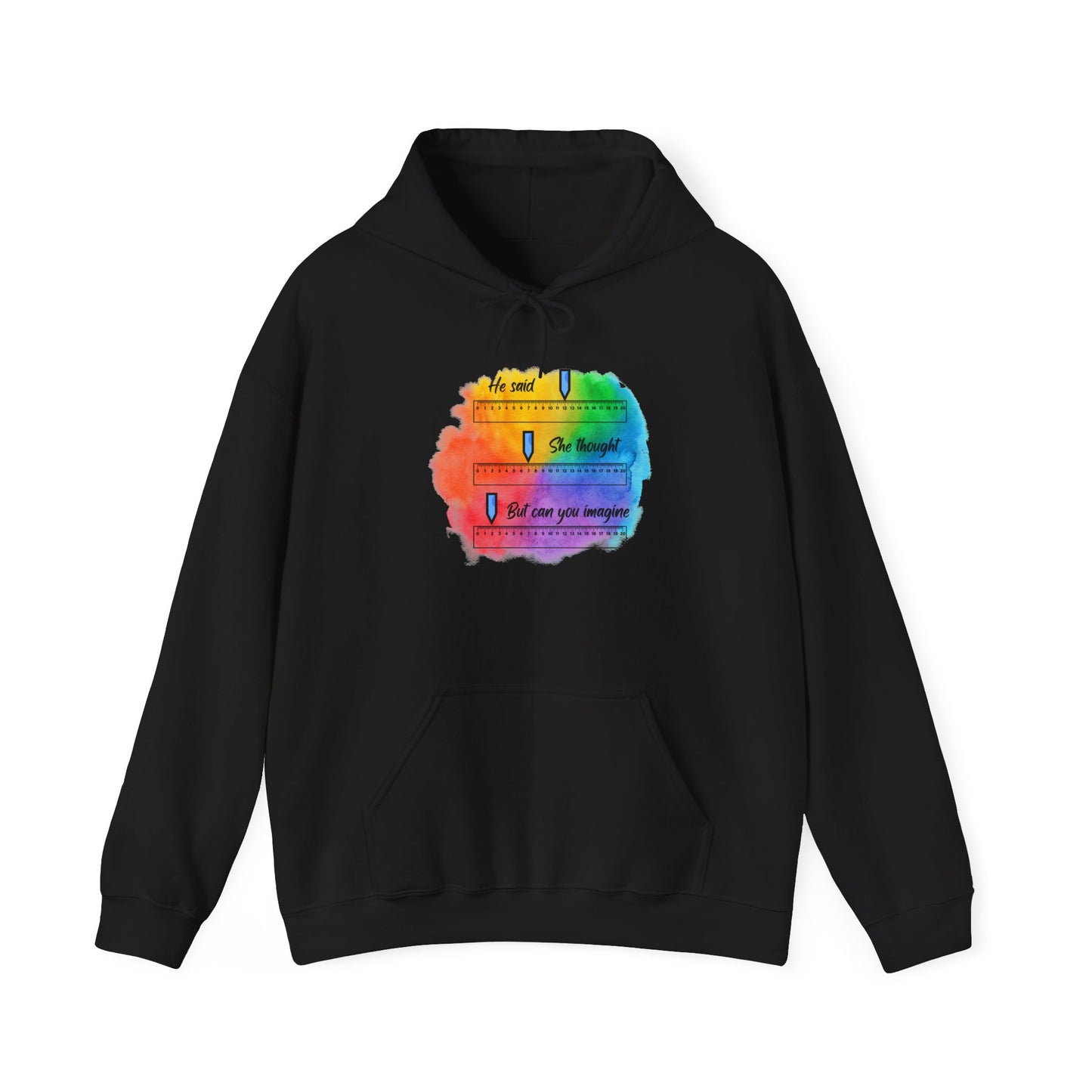 He Said Unisex Heavy Blend™ Hooded Sweatshirt