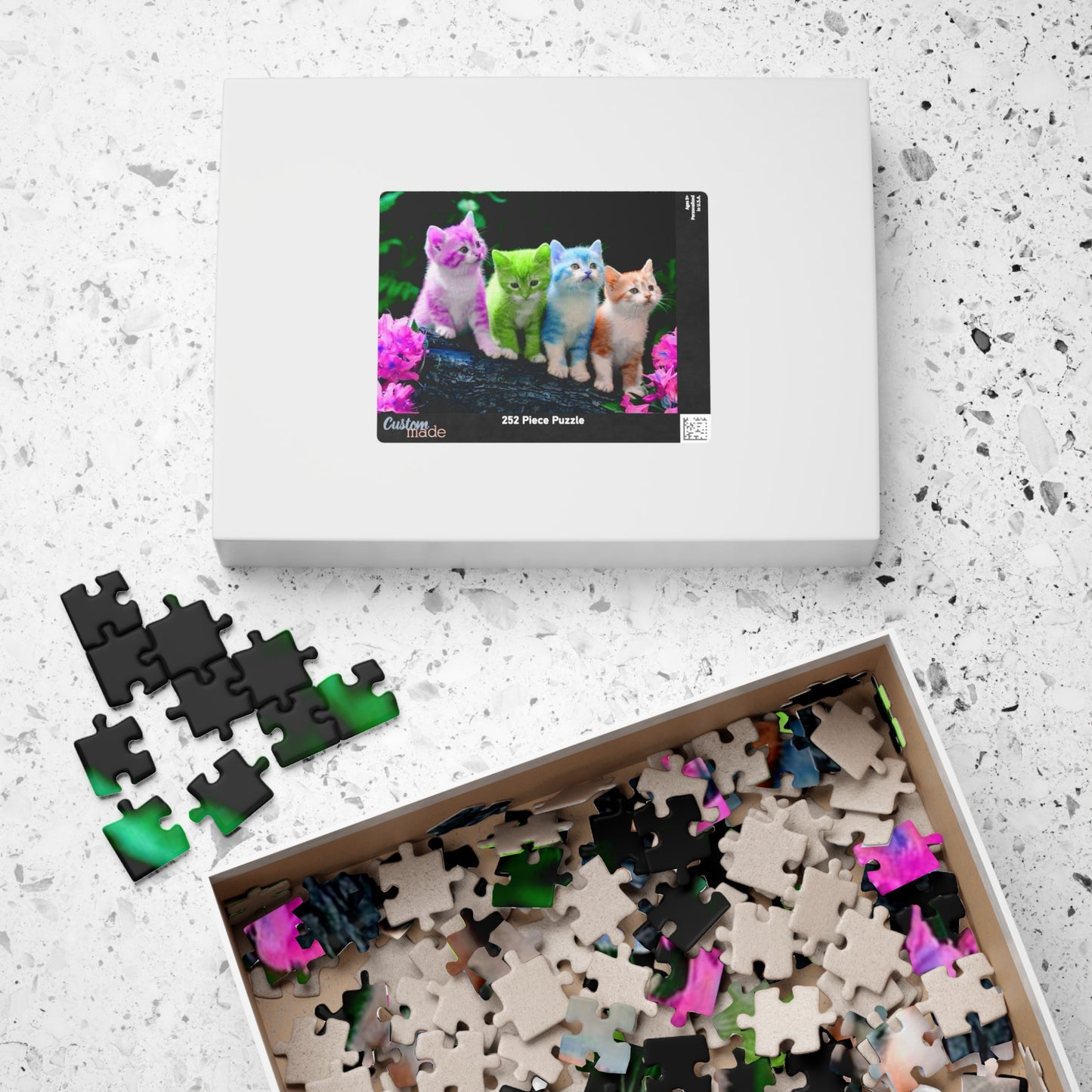 Colorful Kittens Puzzle (110, 252, 520-piece)
