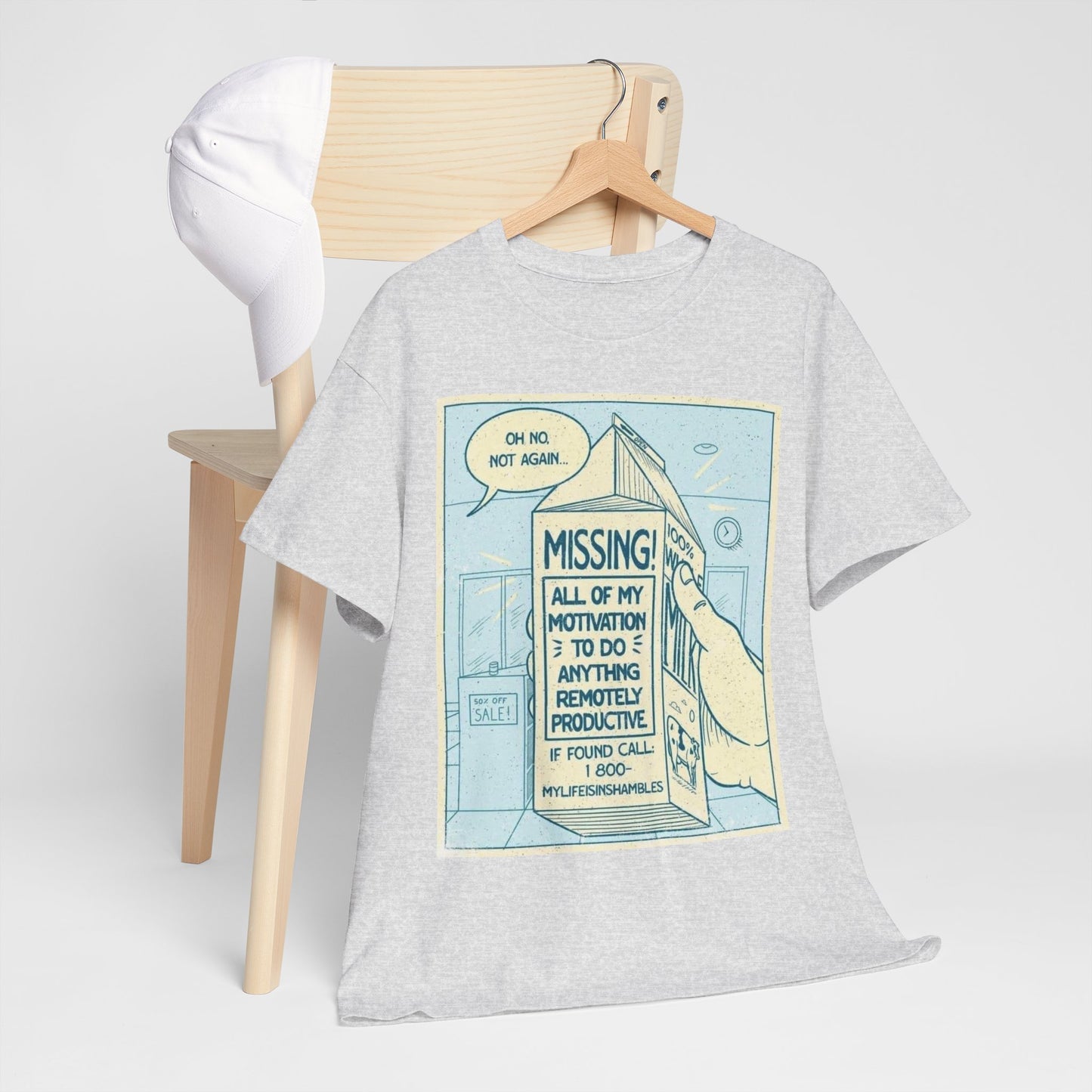 Missing Unisex Heavy Cotton Tee