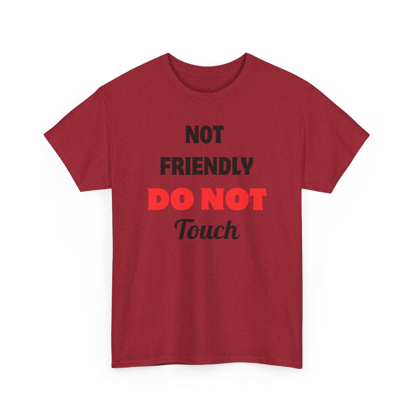 Not Friendly Heavy Cotton Tee