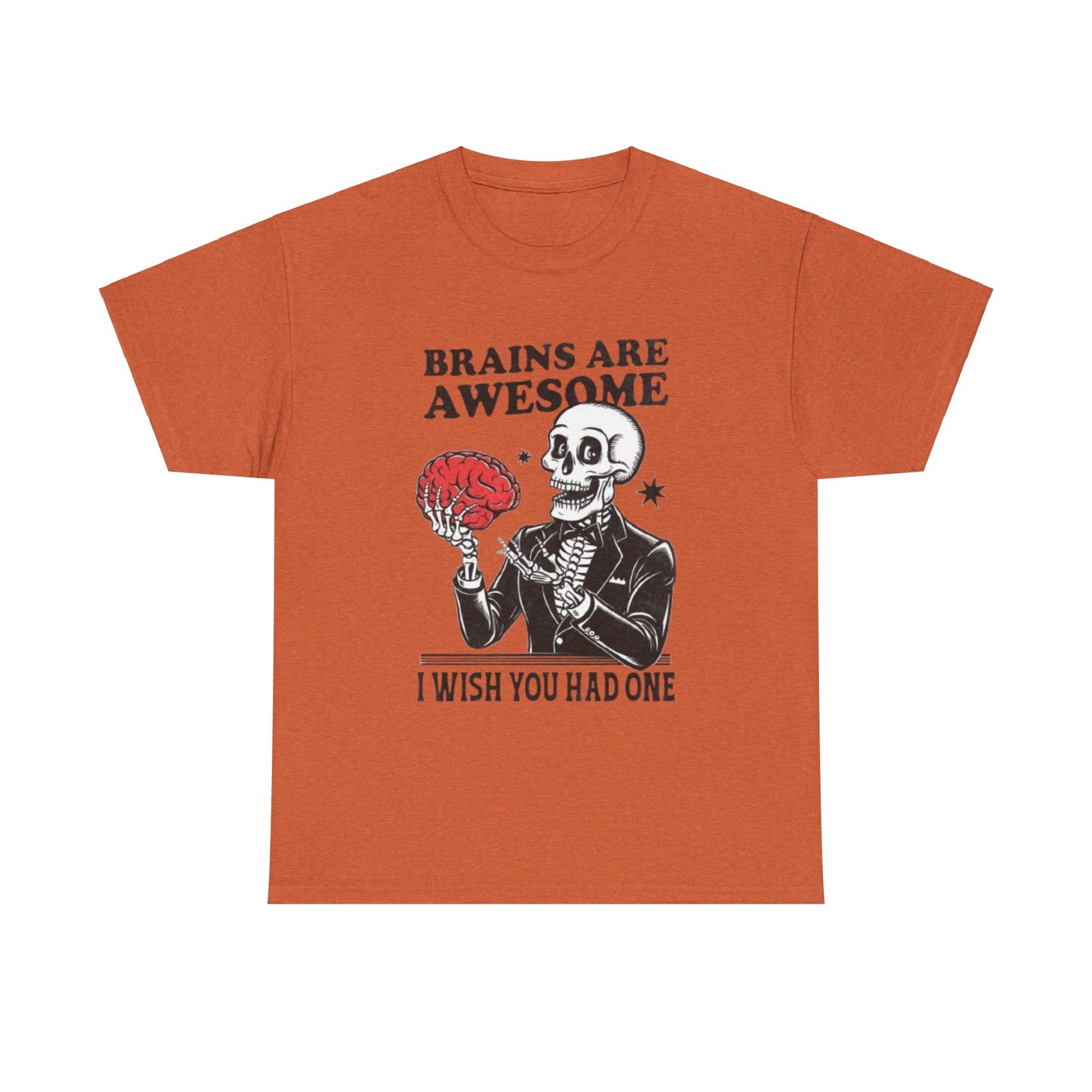 Brains Unisex Heavy Cotton Tee