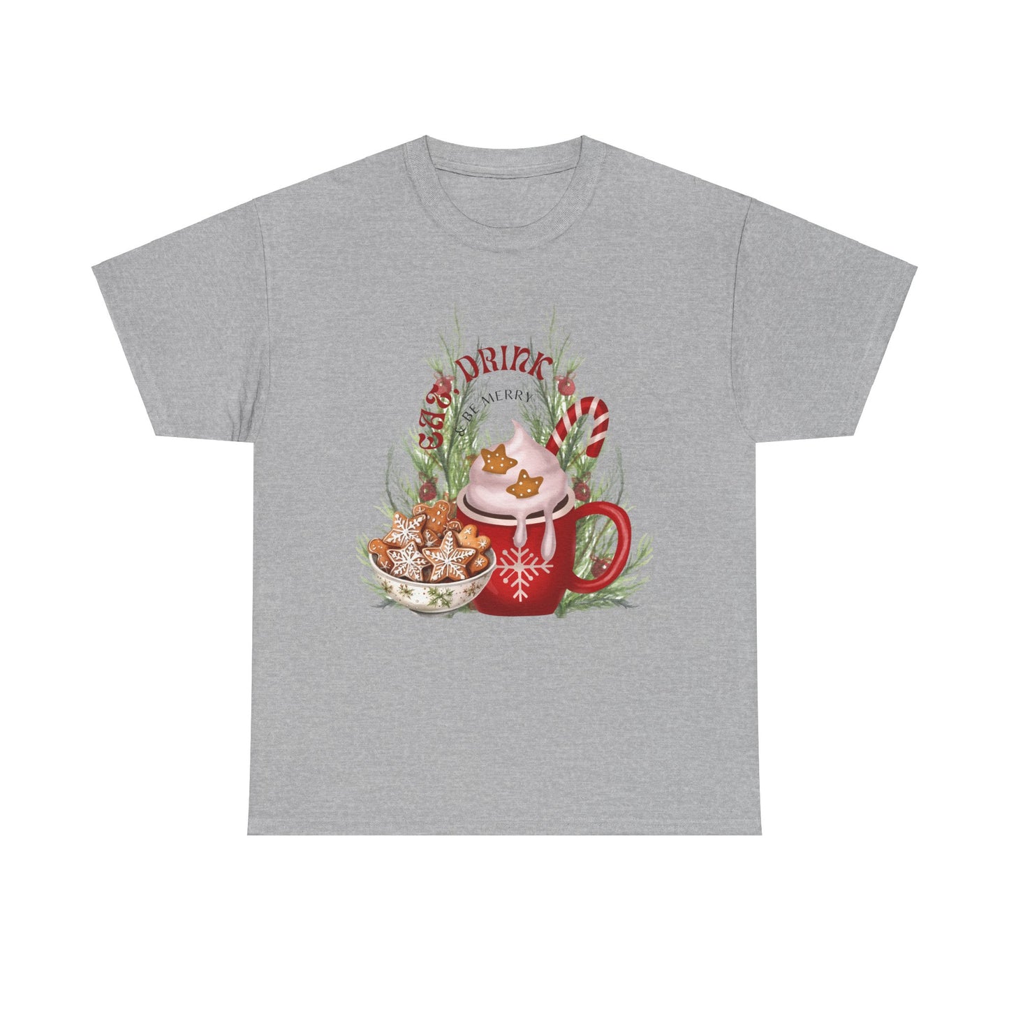 Eat, Drink Unisex Heavy Cotton Tee