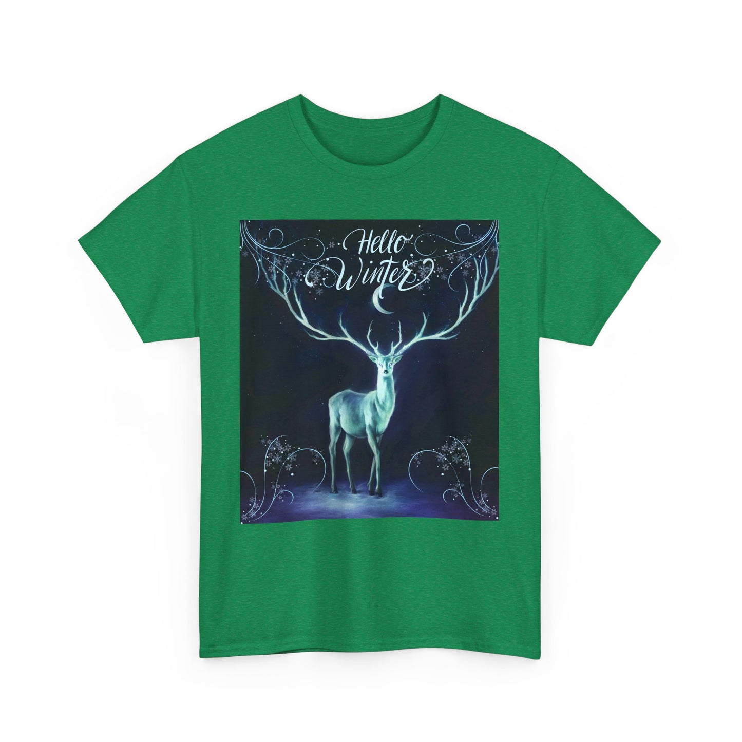 Hello Winter Unisex Heavy Cotton Tee