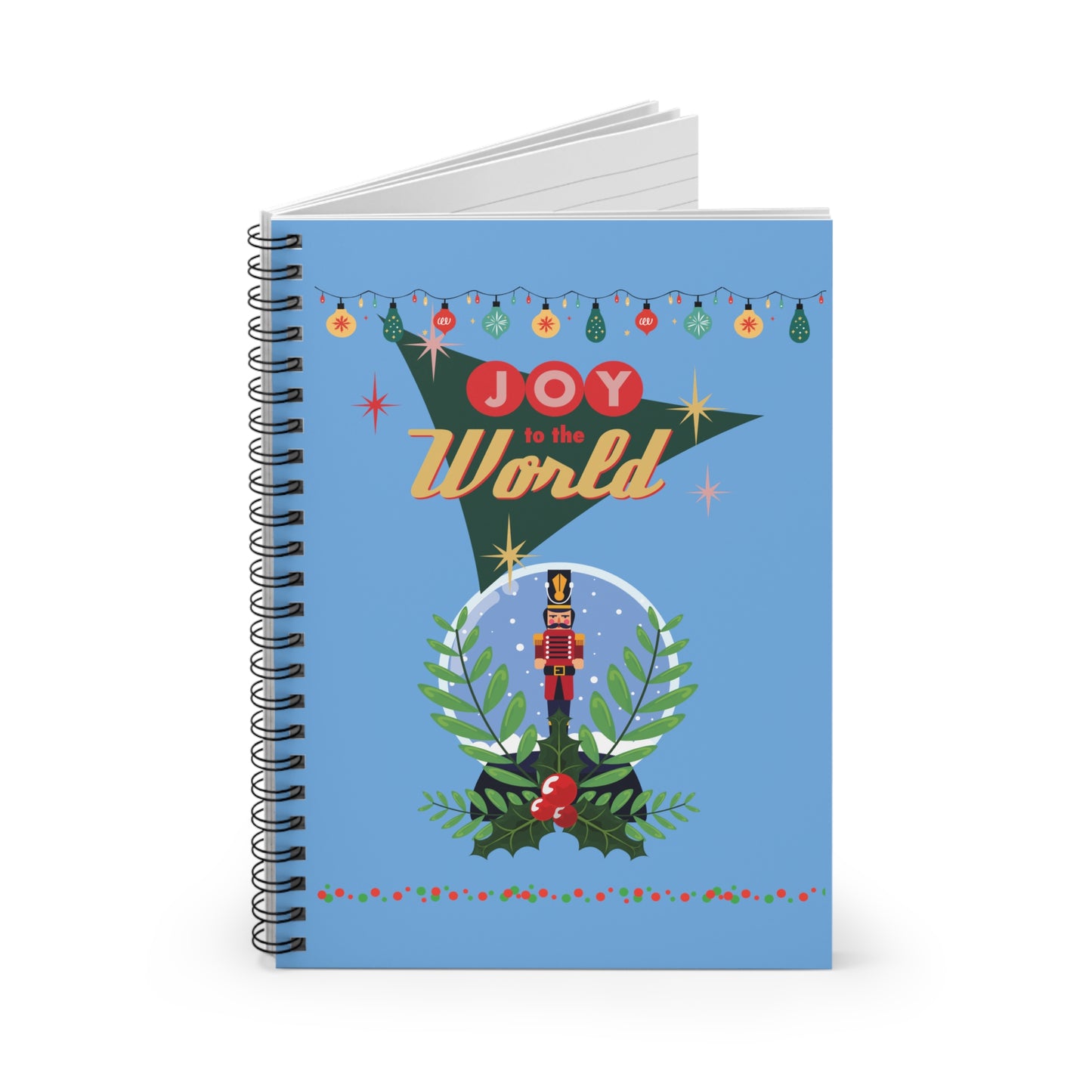 Vintage Joy Spiral Notebook - Ruled Line