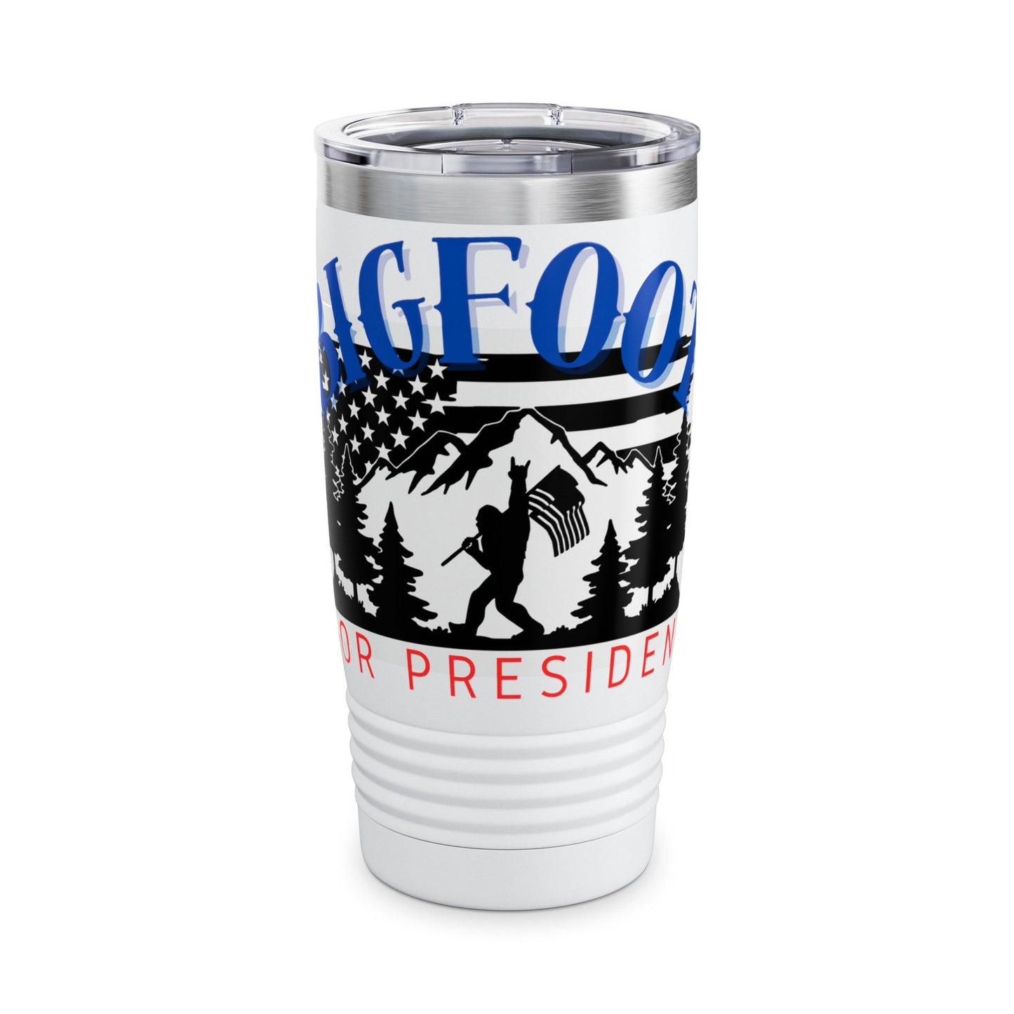 Bigfoot for President Ringneck Tumbler, 20oz
