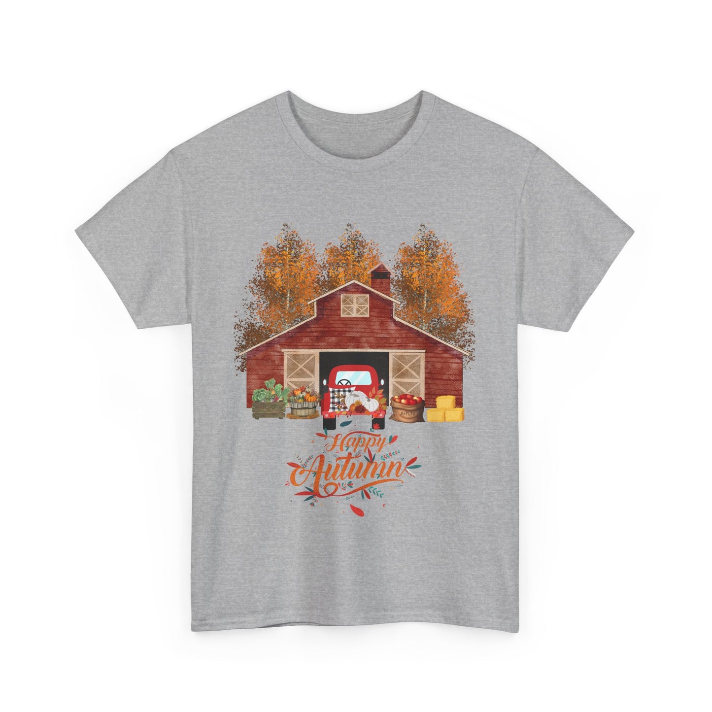Happy Autumn Unisex Heavy Cotton Tee