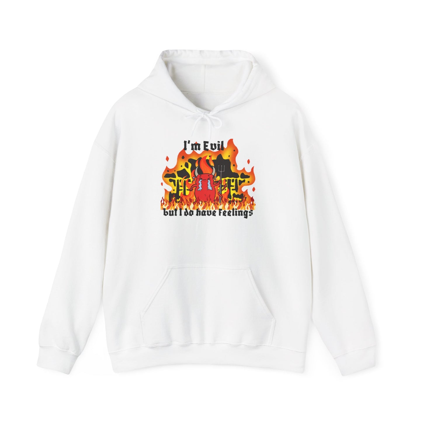 I'm evil Unisex Heavy Blend™ Hooded Sweatshirt