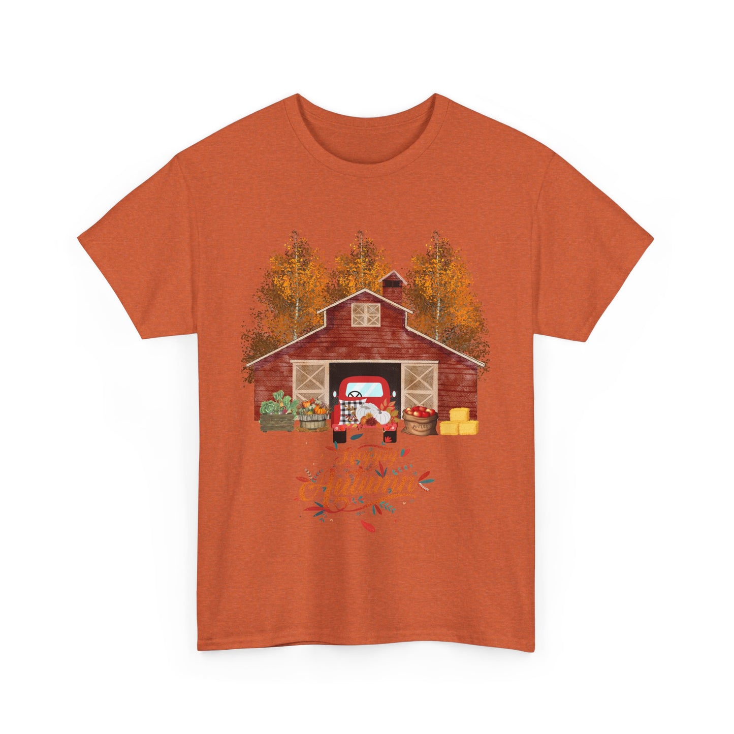 Happy Autumn Unisex Heavy Cotton Tee