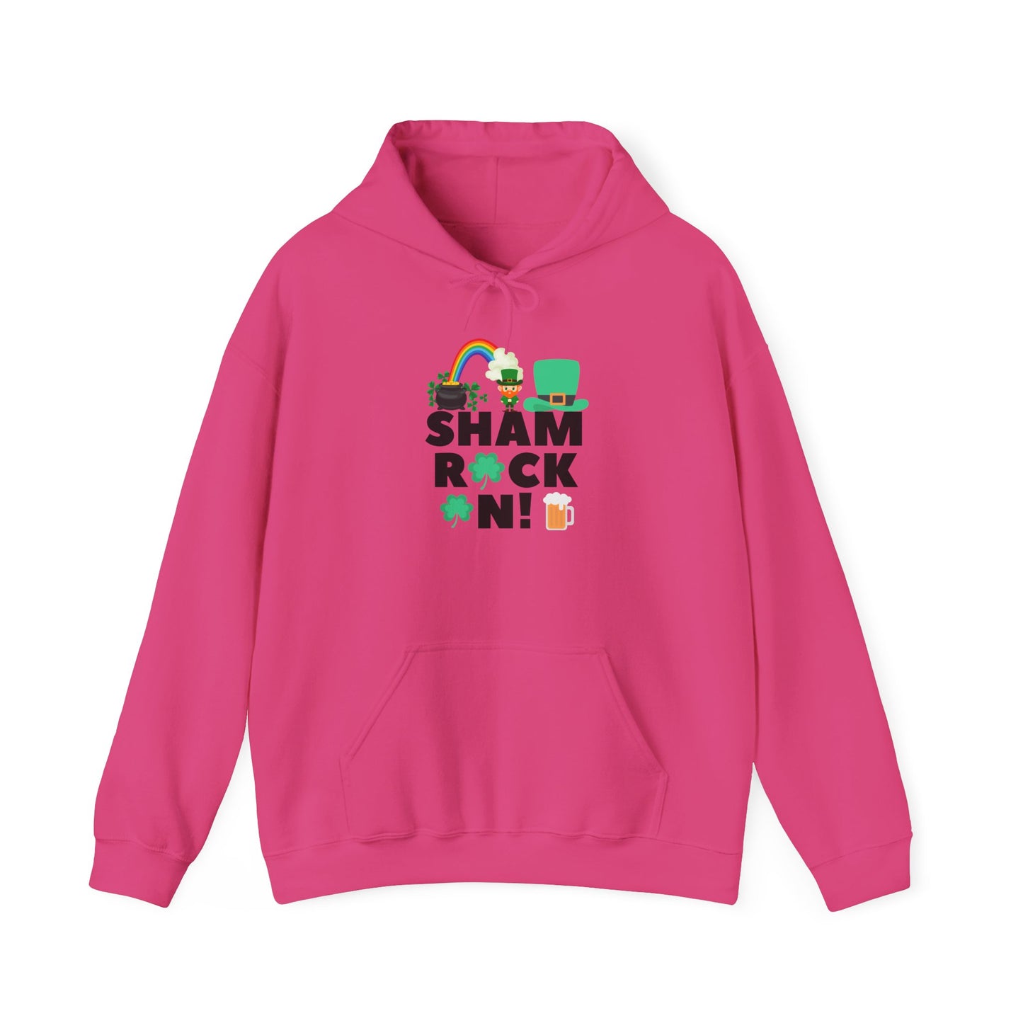 Shamrock On Unisex Heavy Blend™ Hooded Sweatshirt
