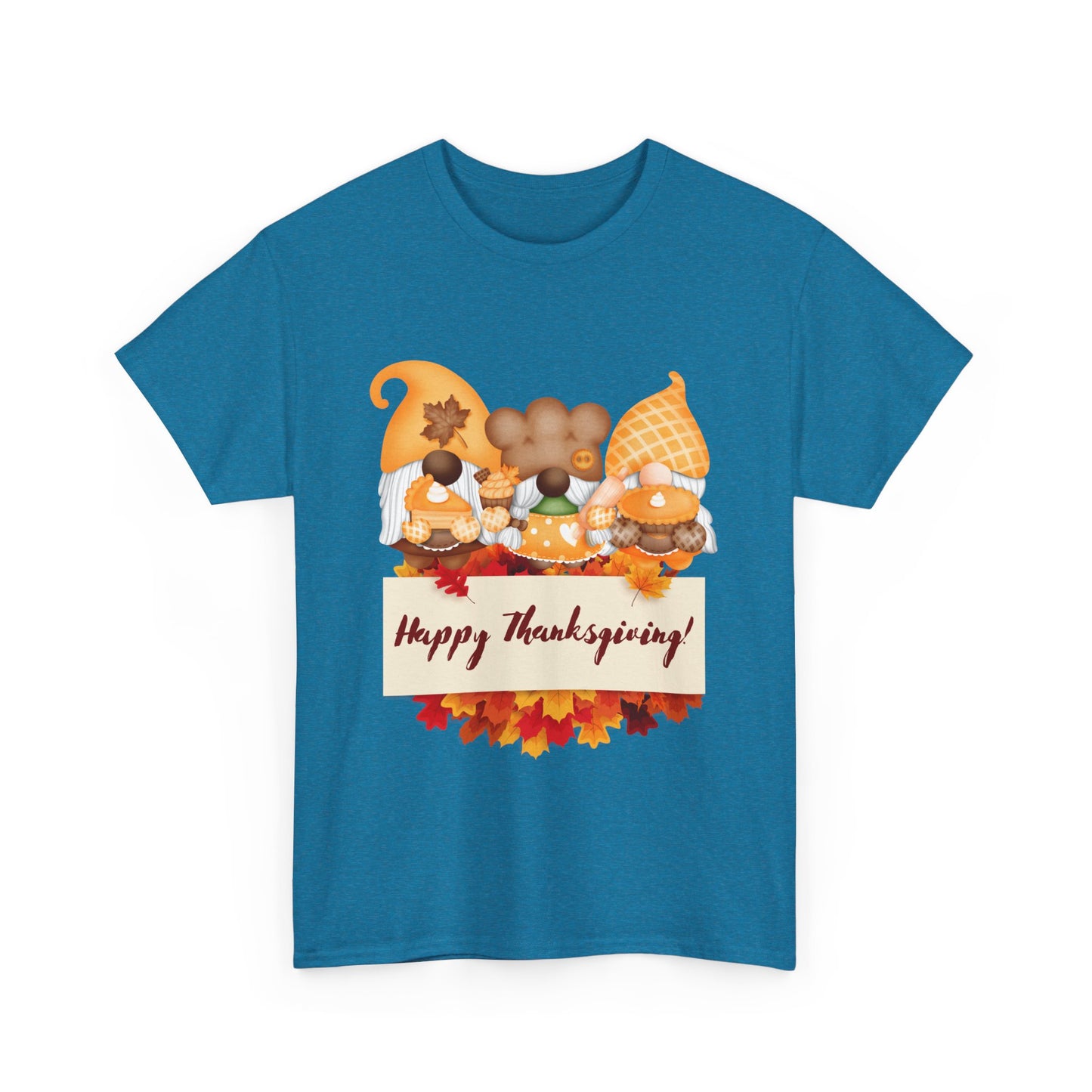 Gnome Thanksgiving Unisex Heavy Cotton Tee