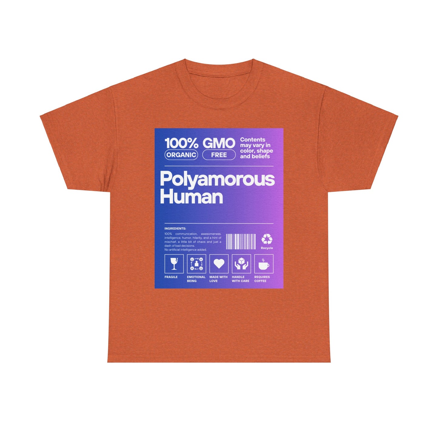 Polyamorous Unisex Heavy Cotton Tee