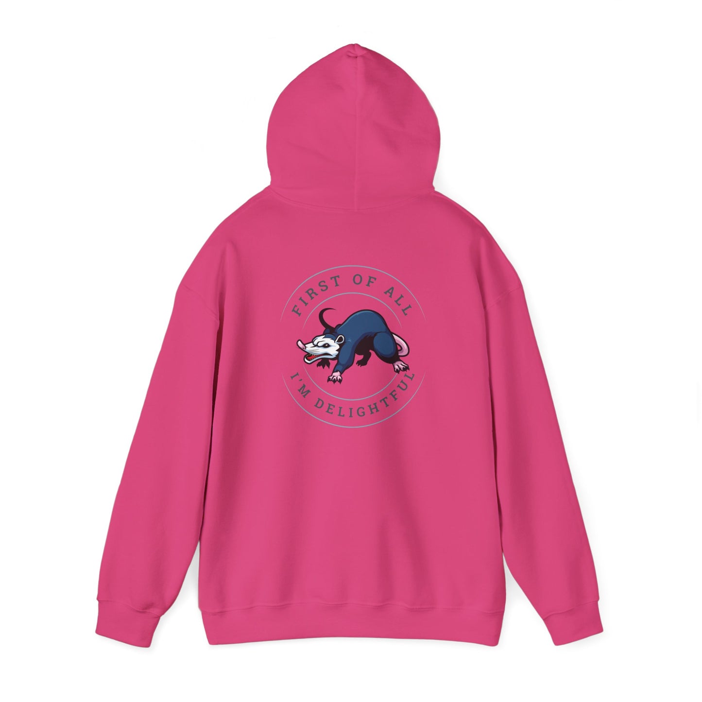 First of all Unisex Heavy Blend™ Hooded Sweatshirt