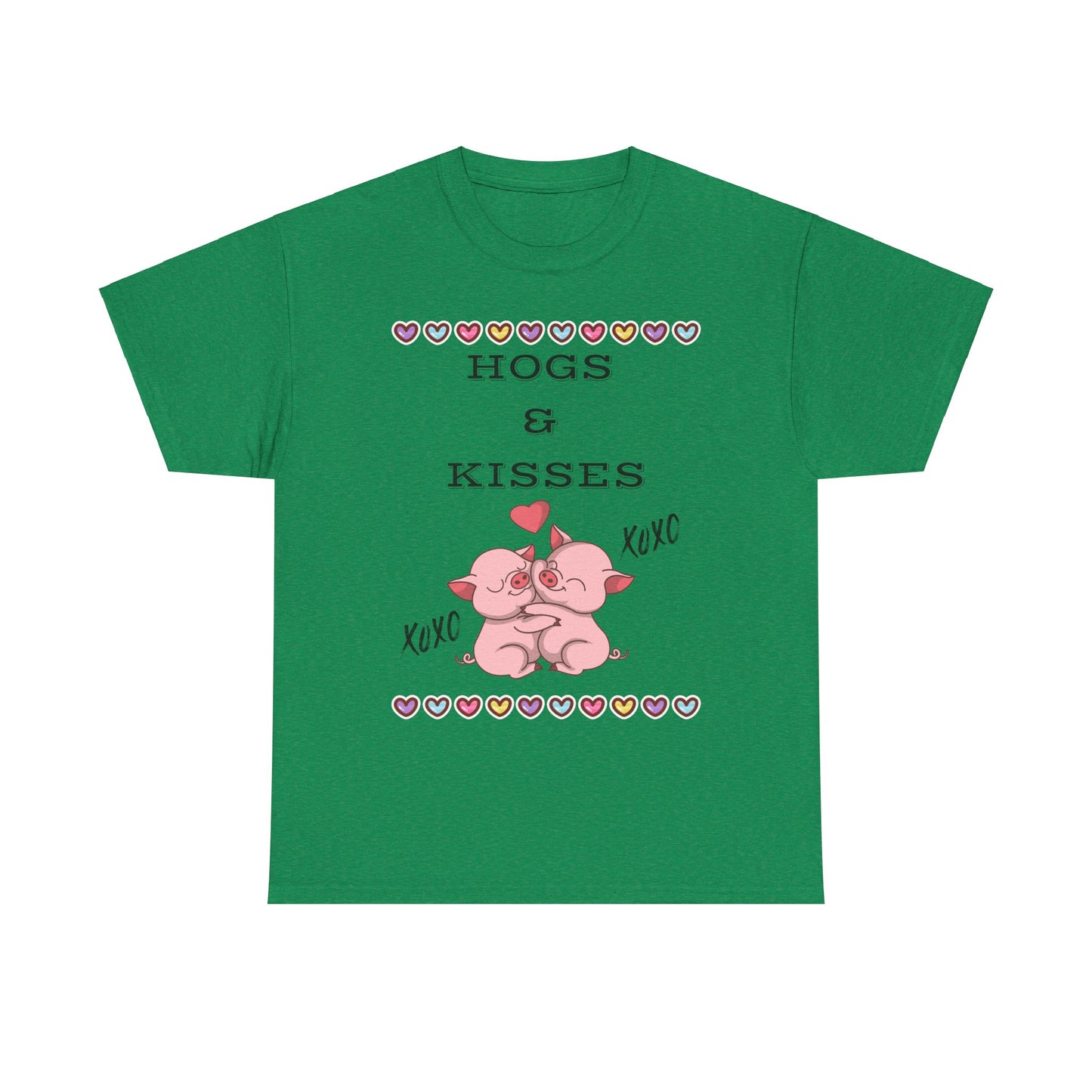 Hogs & Kisses Unisex Heavy Cotton Tee