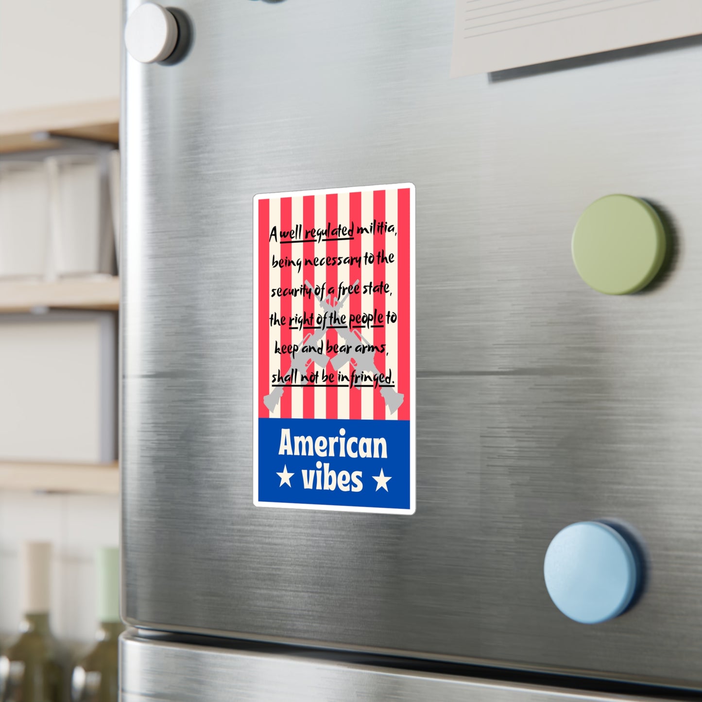 American Vibes Kiss-Cut Vinyl Decals