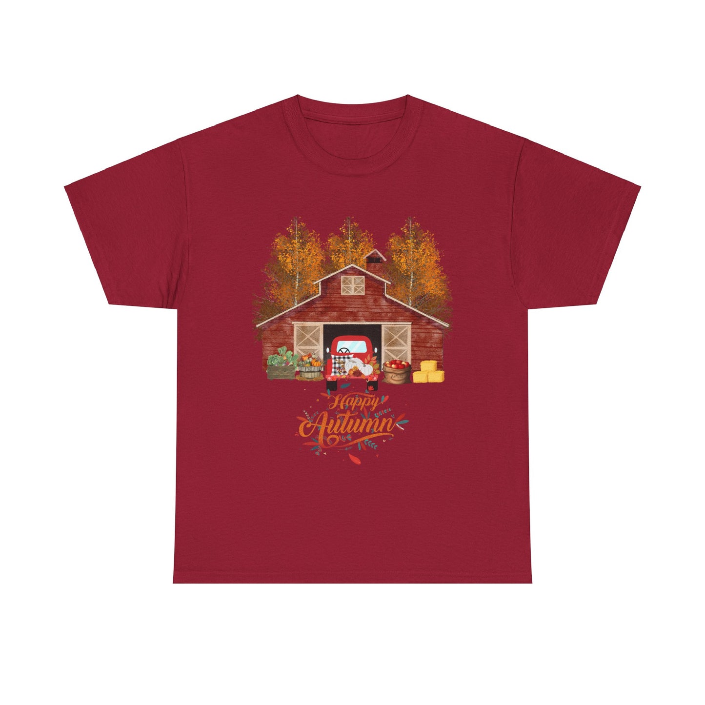 Happy Autumn Unisex Heavy Cotton Tee