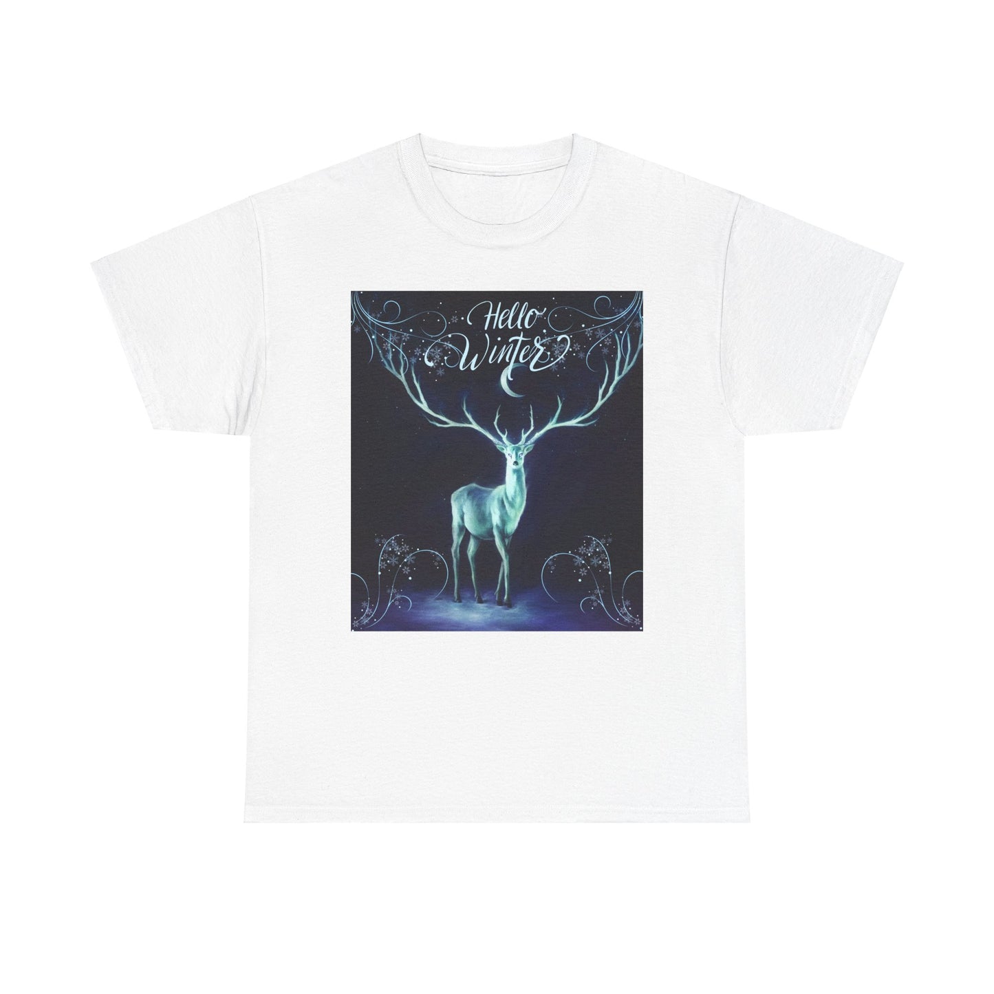 Hello Winter Unisex Heavy Cotton Tee