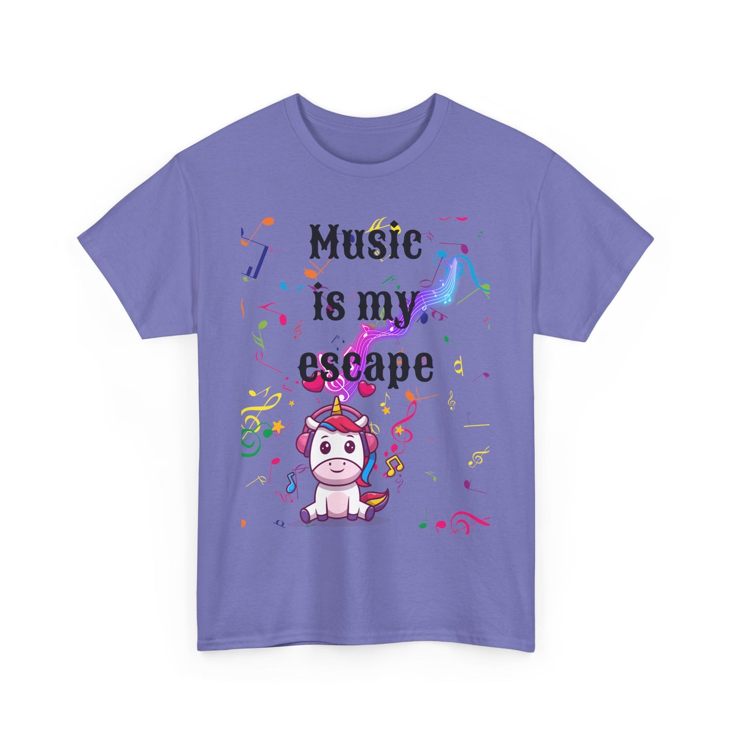 Music is Unisex Heavy Cotton Tee