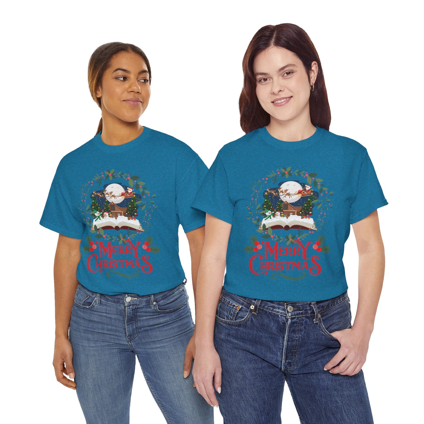 Merry Christmas Unisex Heavy Cotton Tee