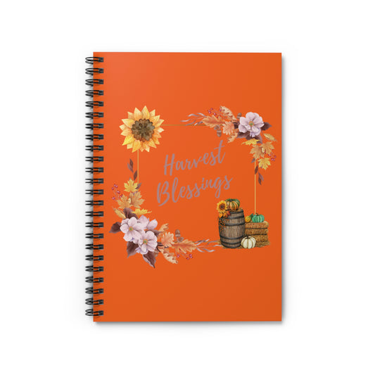 Harvest Spiral Notebook - Ruled Line