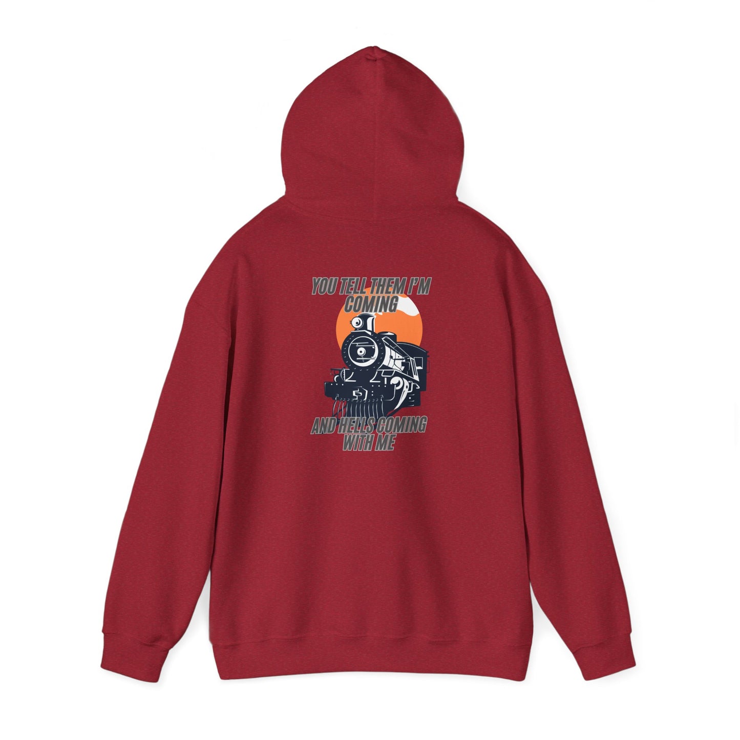 Hell's Coming Unisex Heavy Blend™ Hooded Sweatshirt